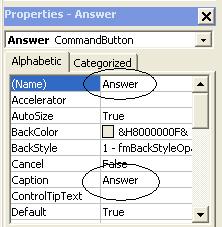 VBA Label - Control Name Caption