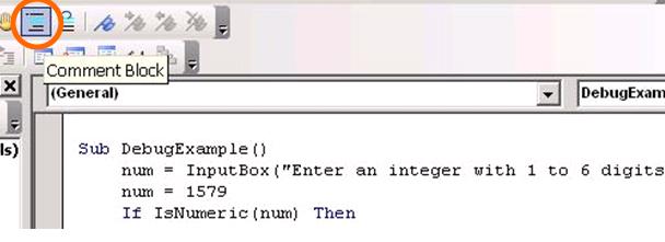 VBA Tutorial Debug